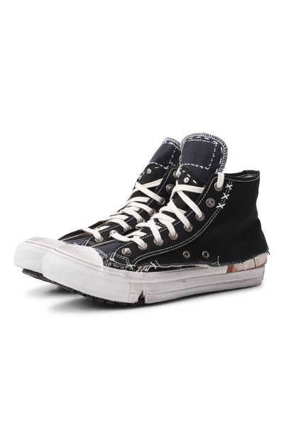 Женские текстильные кеды loved to death MAISON MARGIELA, арт. S39WS0129/P7454