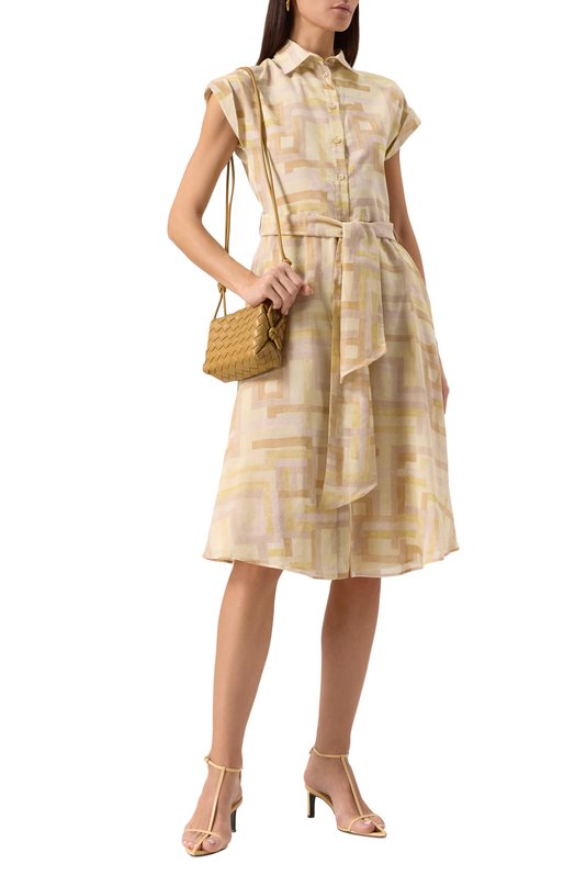 Сумка Loop mini Bottega Veneta 723547-V1G11 Бежевый  723547-V1G11 Фото 7