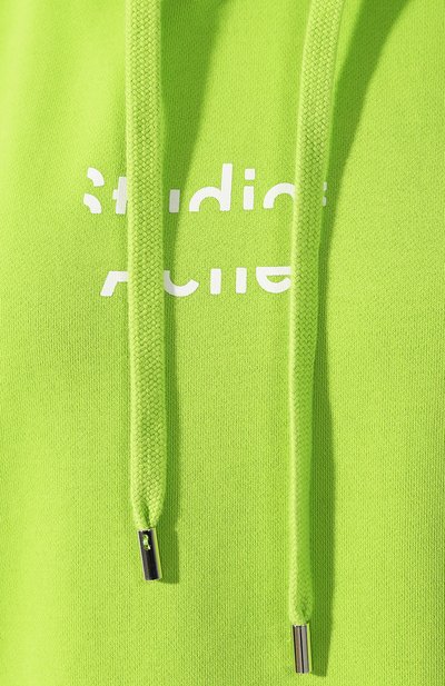 Хлопковое худи ACNE STUDIOS желтого цвета по цене 25250 руб., арт. AI0037, фото 5 Хлопковое худи ACNE STUDIOS, арт. AI0037, фото 5