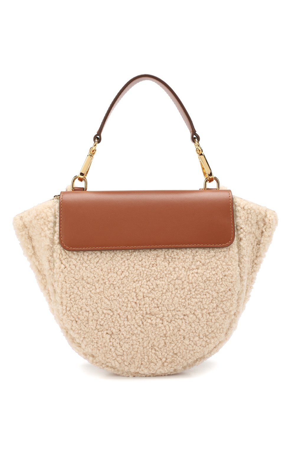 Сумка hortensia mini WANDLER бежевого цвета по цене 87800 руб., арт. H0RTENSIA BAG MINI W00L, фото 1 Сумка hortensia mini WANDLER, арт. H0RTENSIA BAG MINI W00L, фото 1