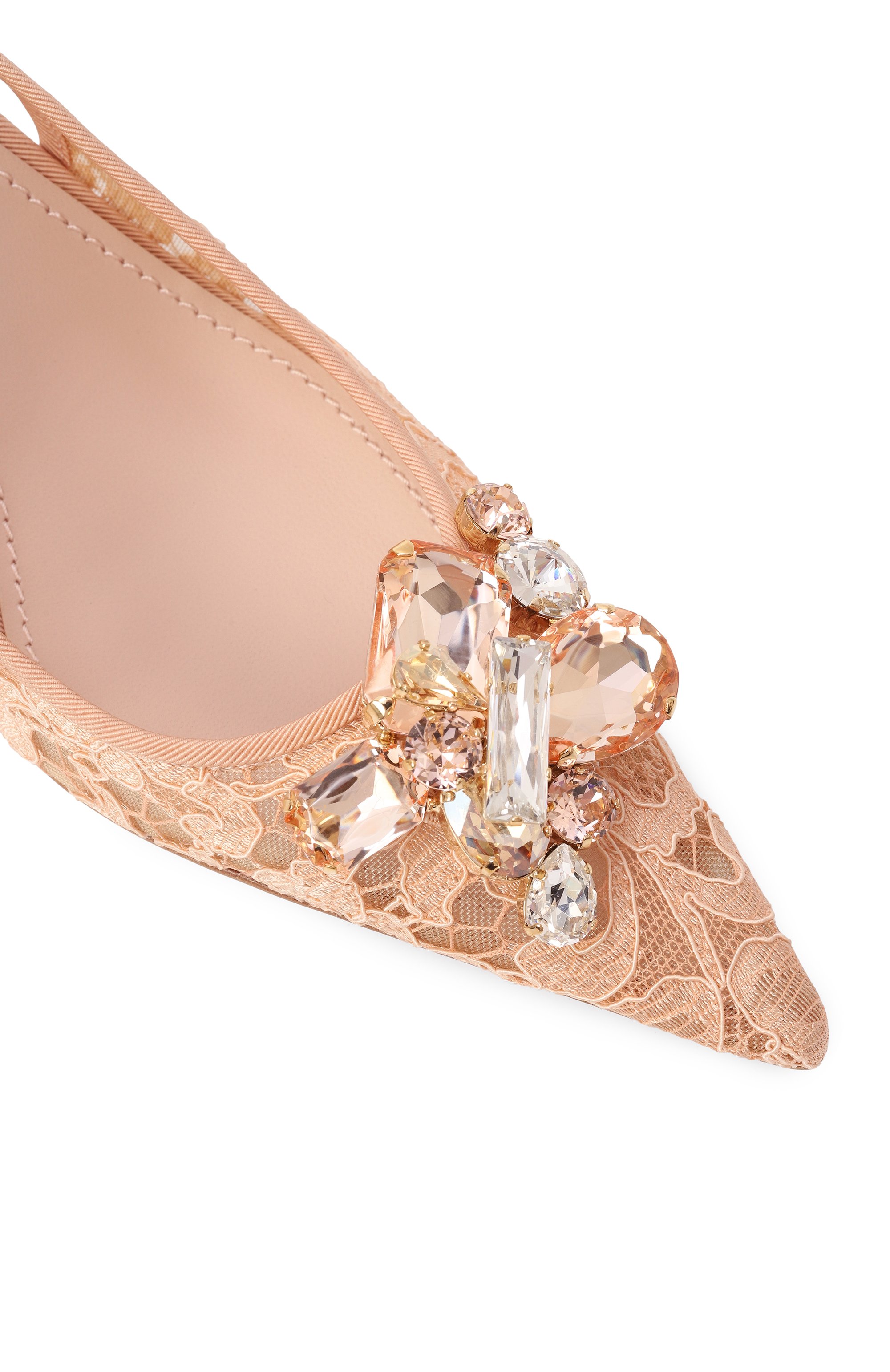 Текстильные туфли rainbow 60 DOLCE & GABBANA светло-розового цвета по цене 115500 руб., арт. CG0711/AQ074, фото 7 Текстильные туфли rainbow 60 DOLCE & GABBANA, арт. CG0711/AQ074, фото 7