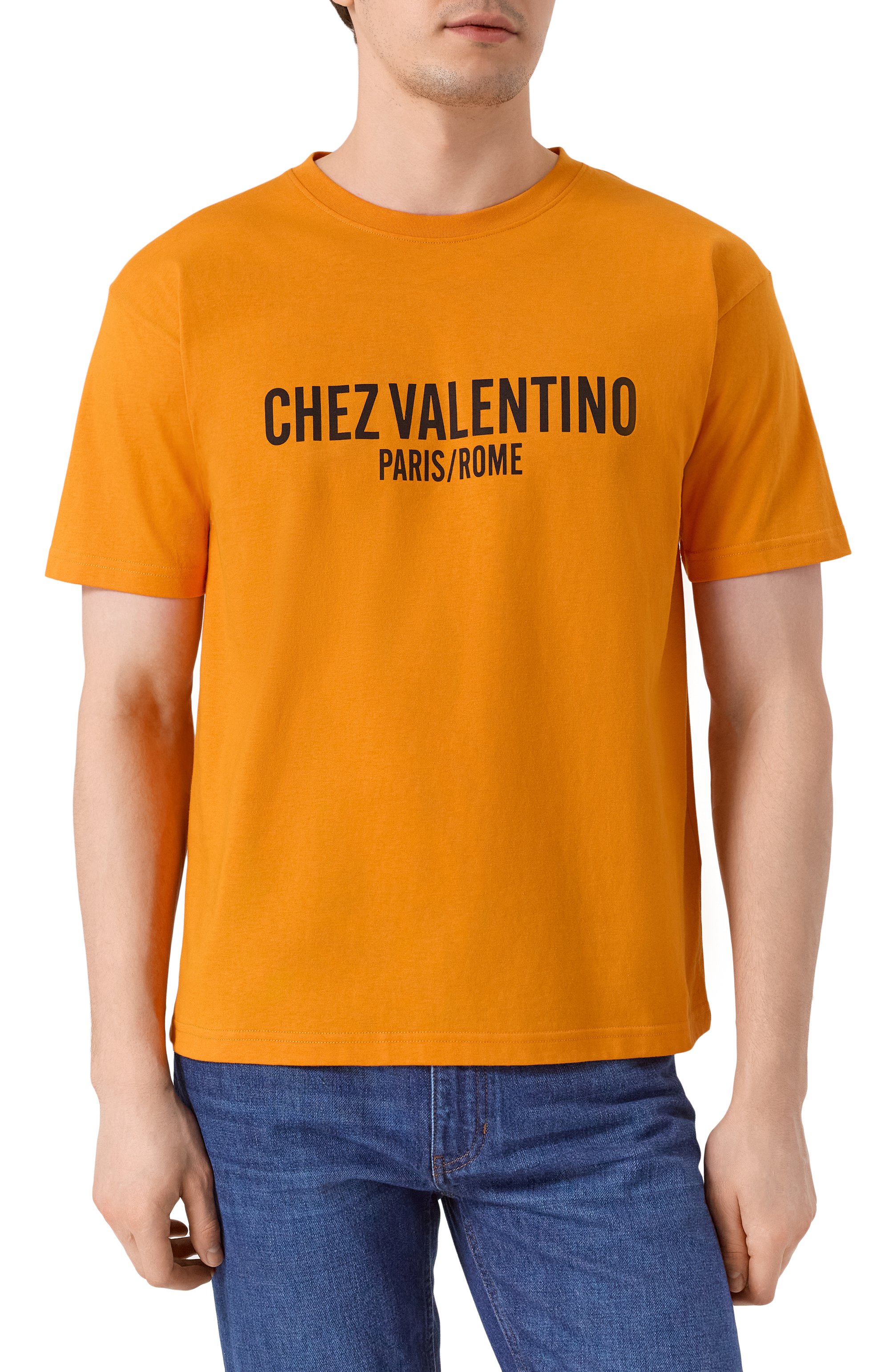 Хлопковая футболка VALENTINO, арт. 6V3MG16P/APG, фото 3