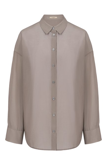 Женская рубашка из хлопка и шелка 12 STOREEZ, арт. 130612