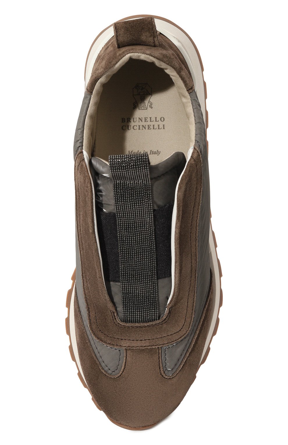 Комбинированные кроссовки BRUNELLO CUCINELLI, арт. MZSFGBP148, фото 6