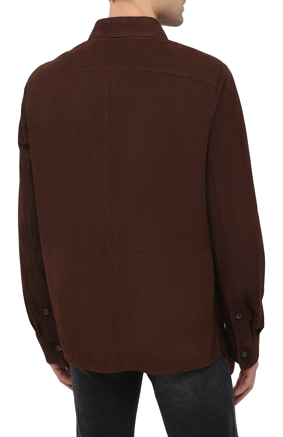 Замшевая рубашка RALPH LAUREN, арт. 790654923, фото 4