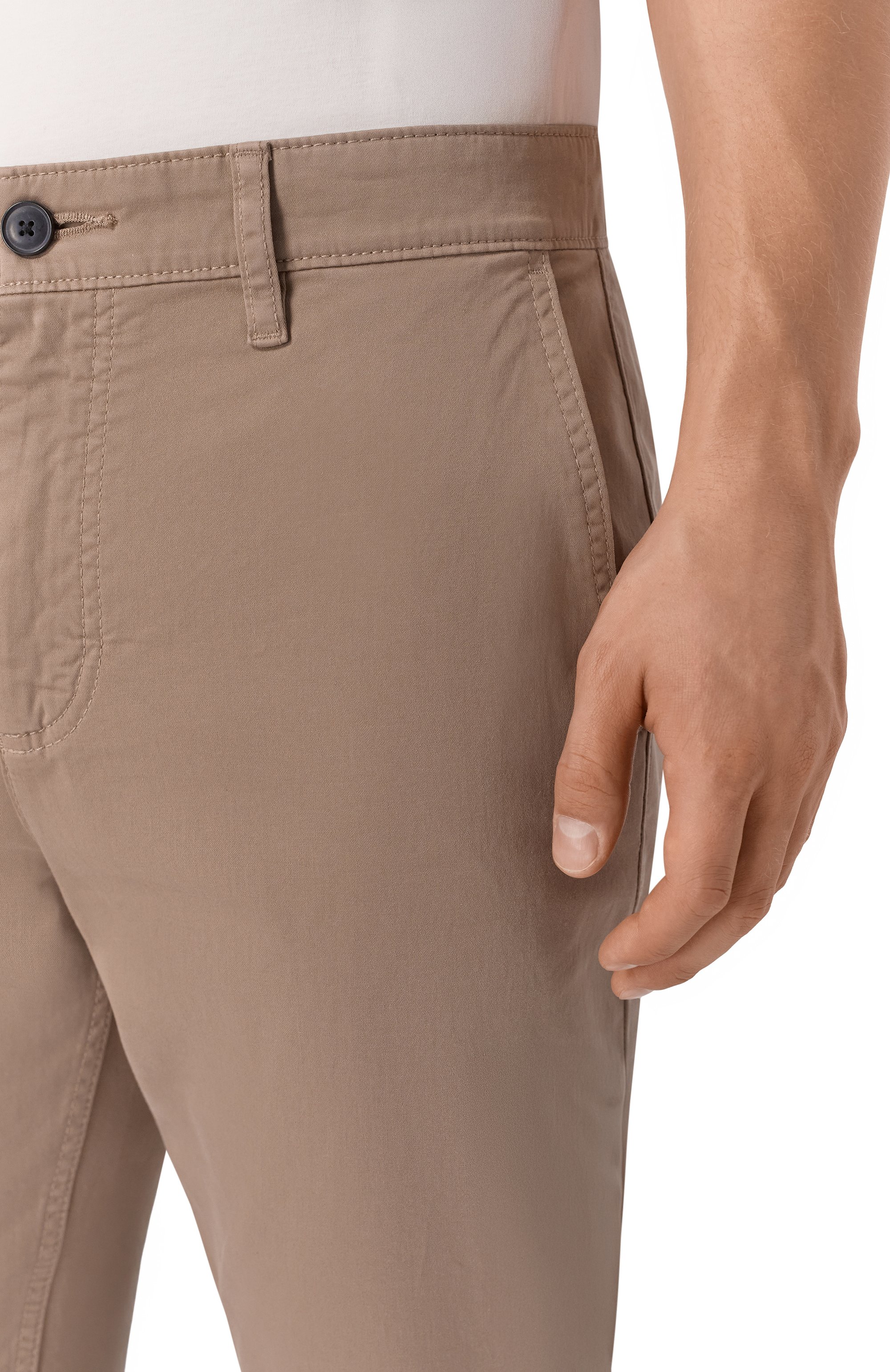 Хлопковые брюки BOSS ORANGE, арт. 50510917, фото 5