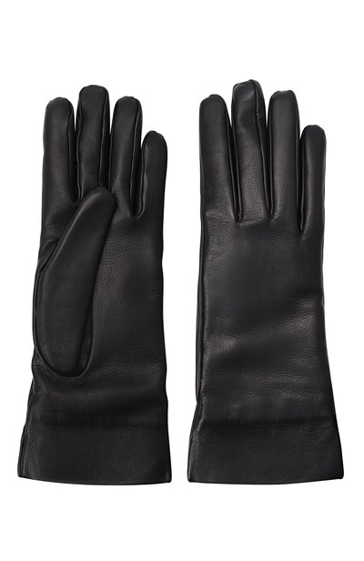 Кожаные перчатки ANN DEMEULEMEESTER черного цвета по цене 64350 руб., арт. B0014382/LT120, фото 2 Кожаные перчатки ANN DEMEULEMEESTER, арт. B0014382/LT120, фото 2