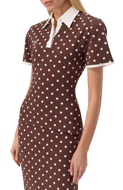 Хлопковое поло ROWEN ROSE, арт. RR_J111, фото 3