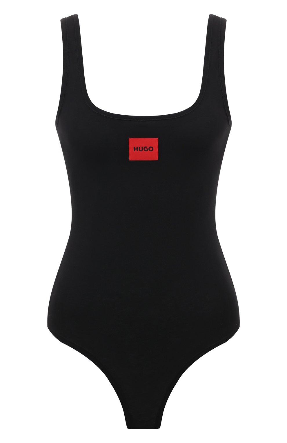 Хлопковое боди HUGO черного цвета по цене 7195 руб., арт. 50486017, фото 1 Хлопковое боди HUGO, арт. 50486017, фото 1