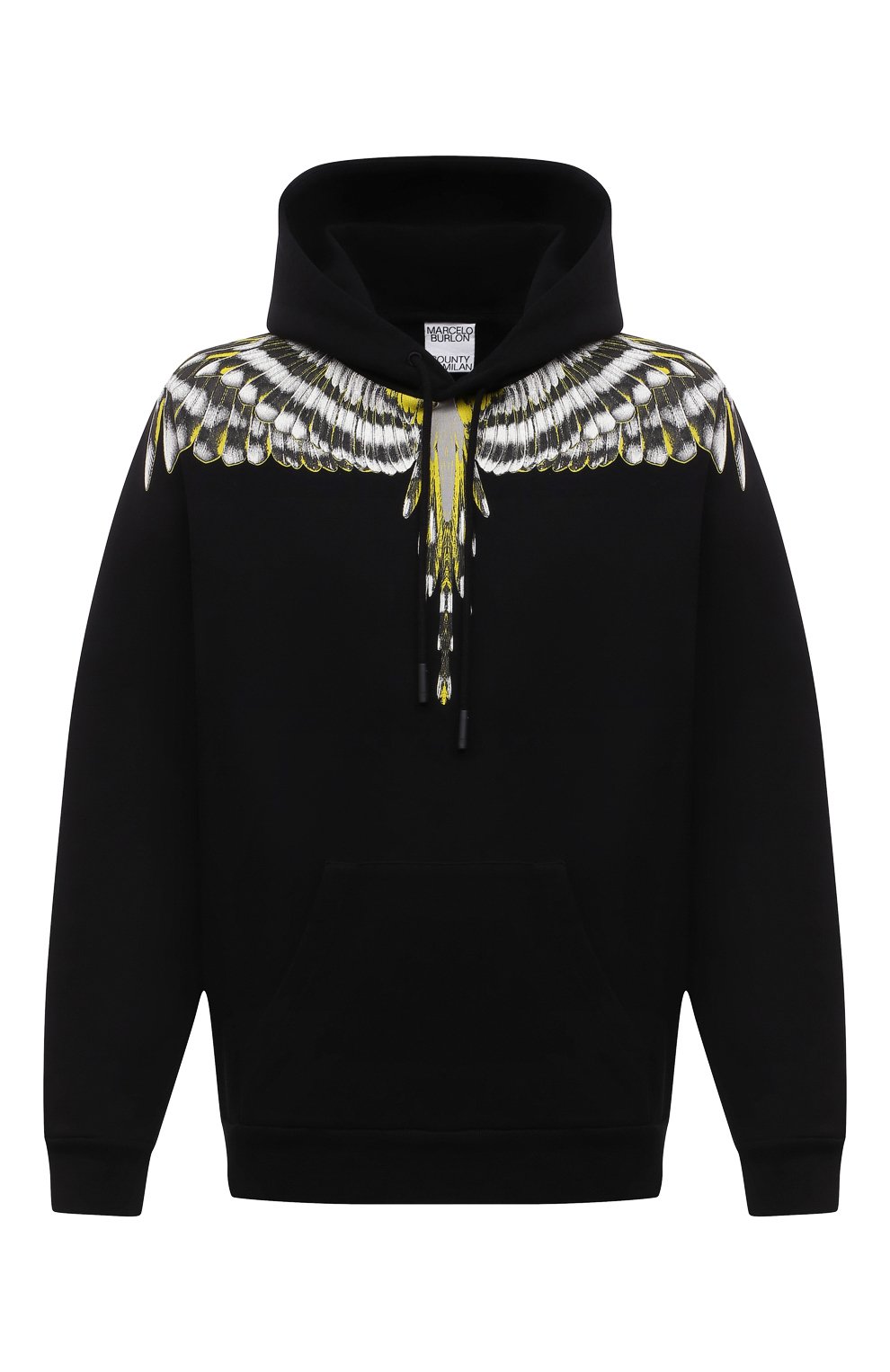 Хлопковое худи MARCELO BURLON, арт. CMBB007S21FLE001, фото 1