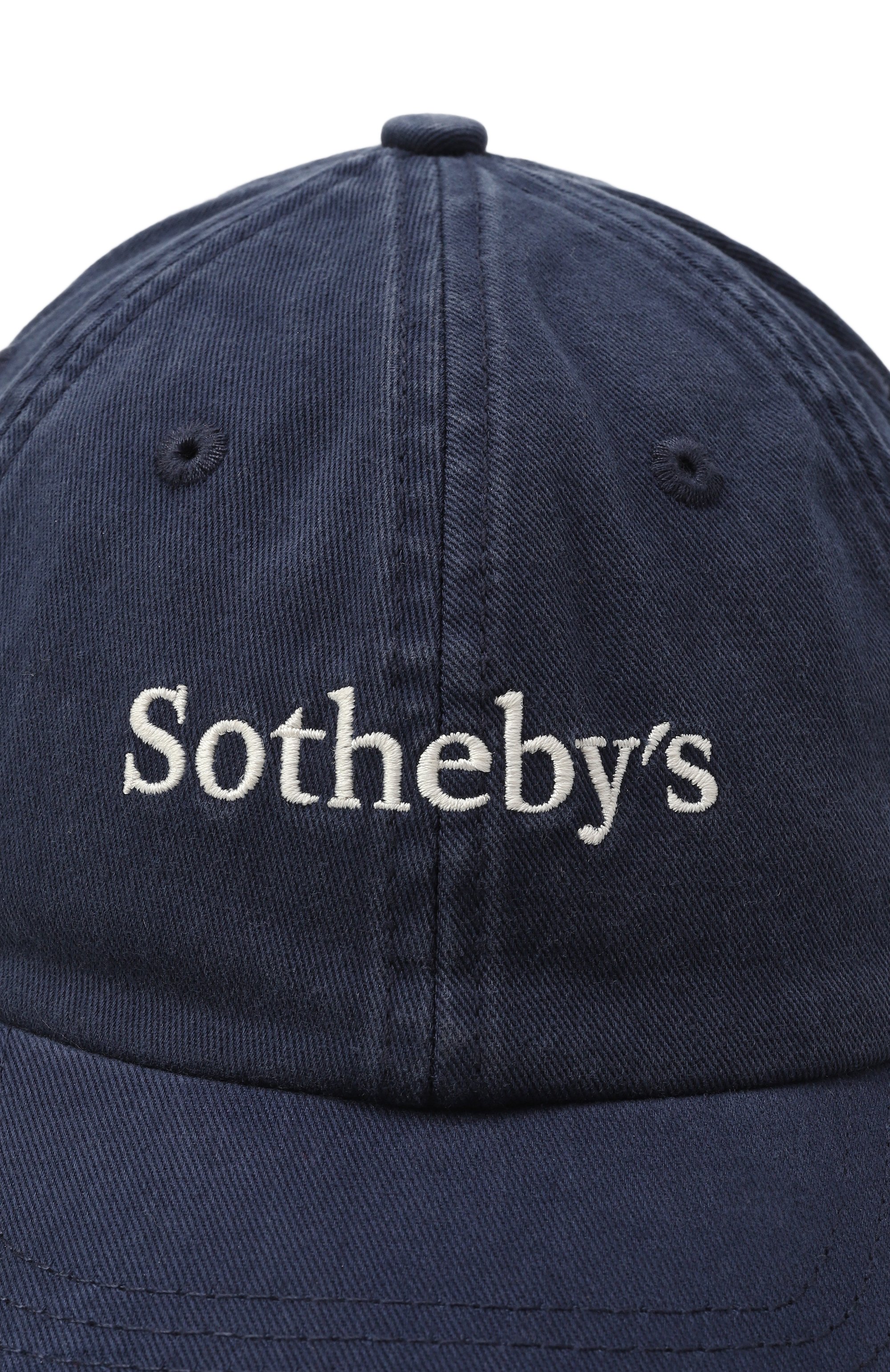 Хлопковая бейсболка frame x sotheby's FRAME DENIM синего цвета по цене 23550 руб., арт. ME25WHT001, фото 3 Хлопковая бейсболка frame x sotheby's FRAME DENIM, арт. ME25WHT001, фото 3