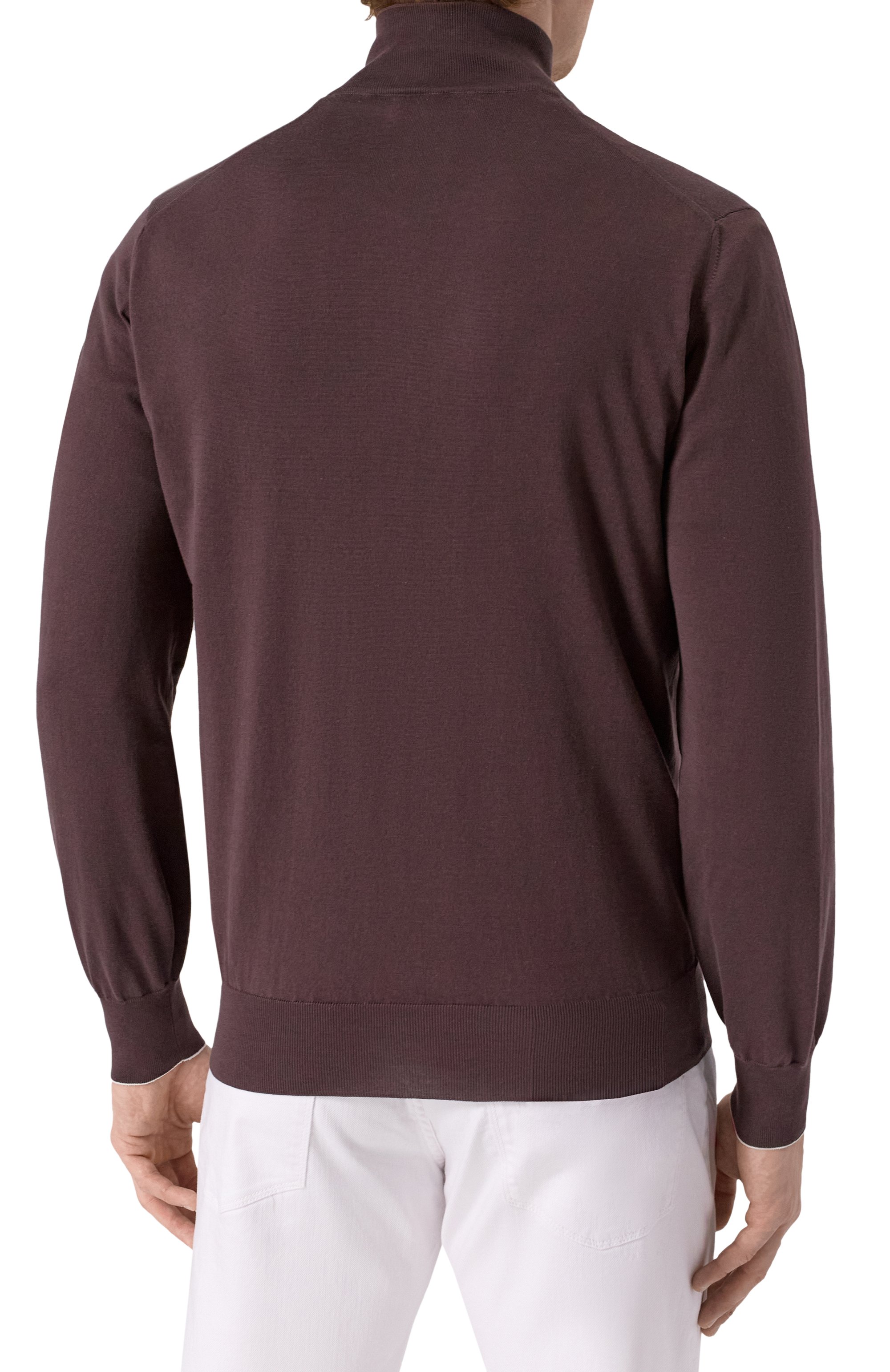 Хлопковый кардиган BRUNELLO CUCINELLI темно-коричневого цвета по цене 115000 руб., арт. M2900106, фото 4 Хлопковый кардиган BRUNELLO CUCINELLI, арт. M2900106, фото 4