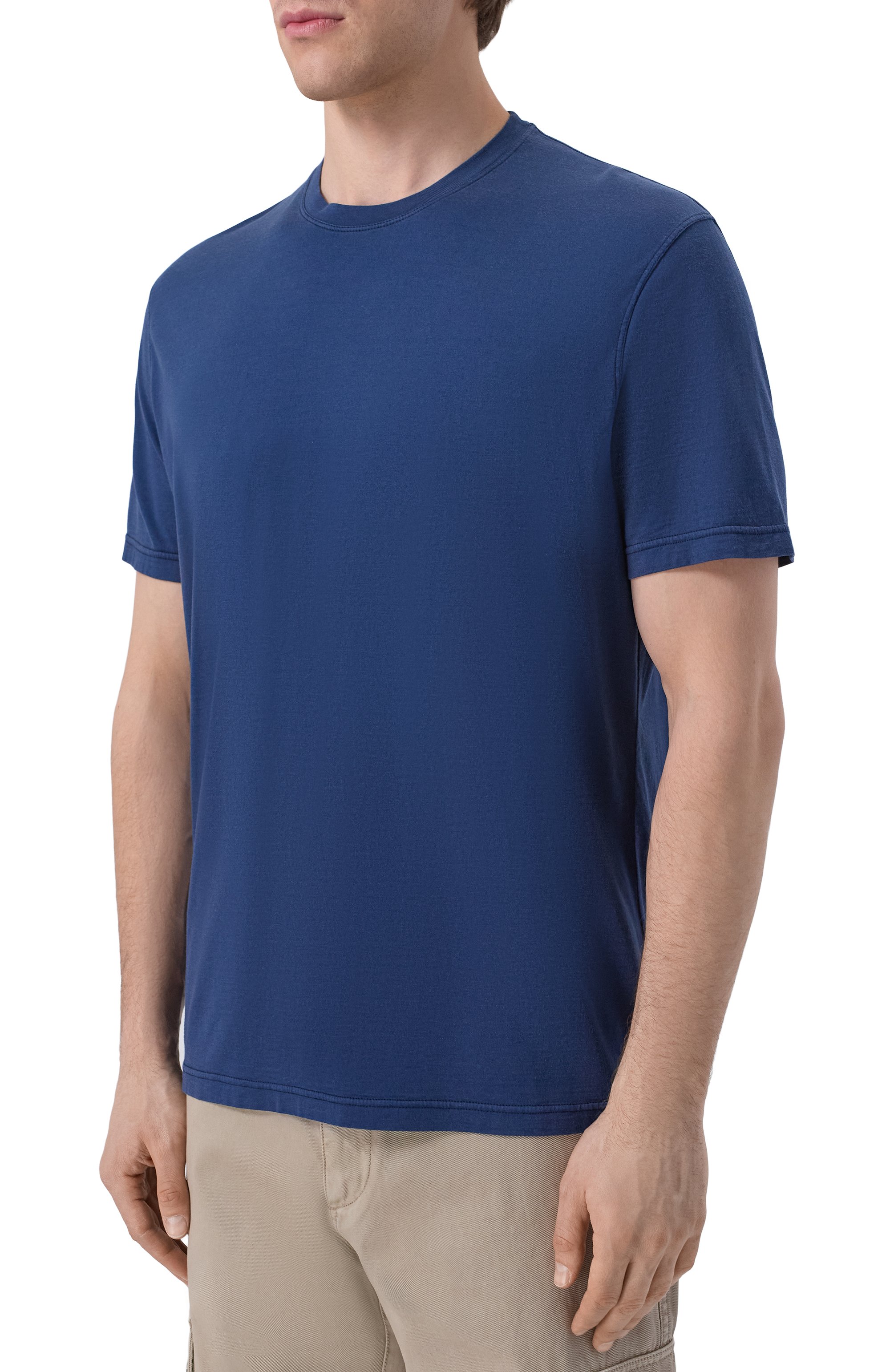 Футболка из шелка и хлопка KITON, арт. UMK0874, фото 3