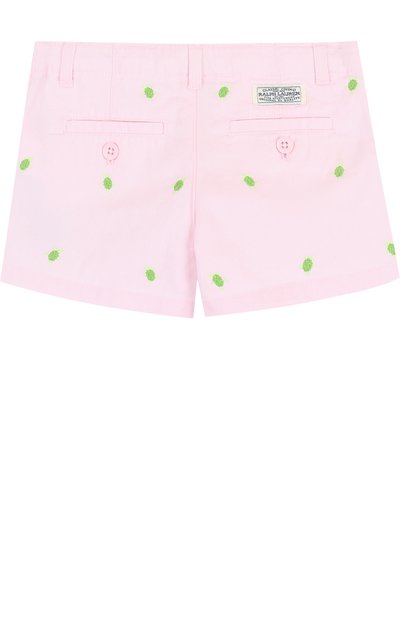 Хлопковые мини-шорты с вышивкой POLO RALPH LAUREN, арт. 312688452, фото 2
