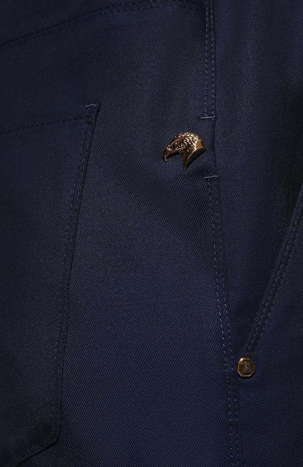 Шерстяные брюки STEFANO RICCI темно-синего цвета по цене 124500 руб., арт. M1T2300101/W609, фото 5 Шерстяные брюки STEFANO RICCI, арт. M1T2300101/W609, фото 5