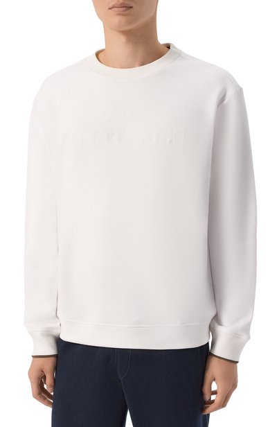 Хлопковый свитшот PAUL&SHARK белого цвета по цене 37550 руб., арт. 16311814_001, фото 3 Хлопковый свитшот PAUL&SHARK, арт. 16311814_001, фото 3