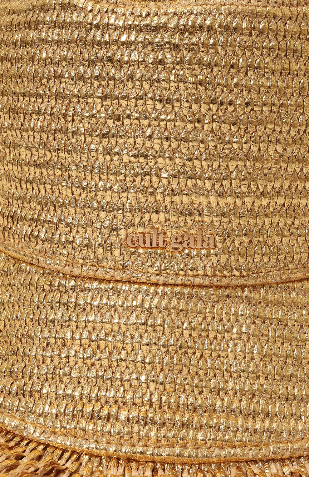 Панама CULT GAIA золотого цвета по цене 35150 руб., арт. HT2077MC, фото 4 Панама CULT GAIA, арт. HT2077MC, фото 4