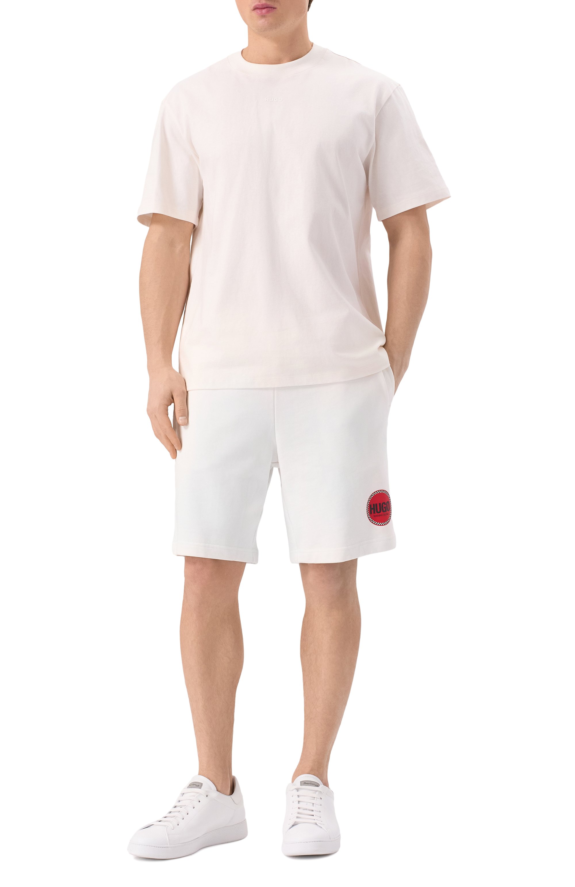 Хлопковые шорты HUGO, арт. 50530672, фото 2