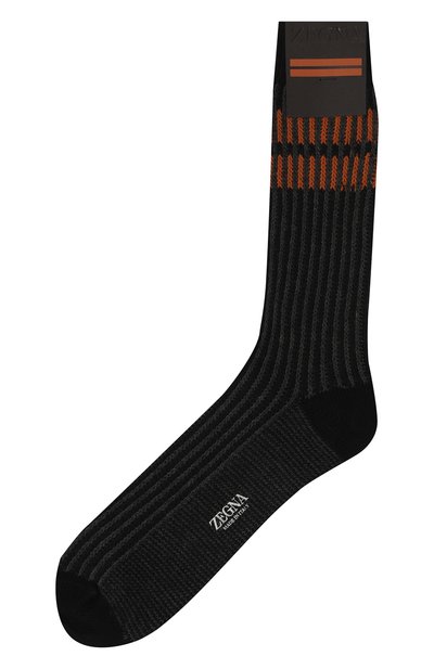 Мужские хлопковые носки ZEGNA, арт. N5V40/691