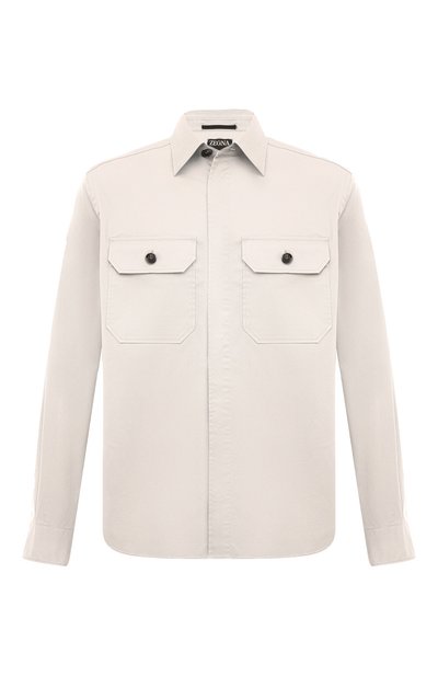 Хлопковая рубашка ZEGNA, арт. UDV16A7/S0T8, фото 1