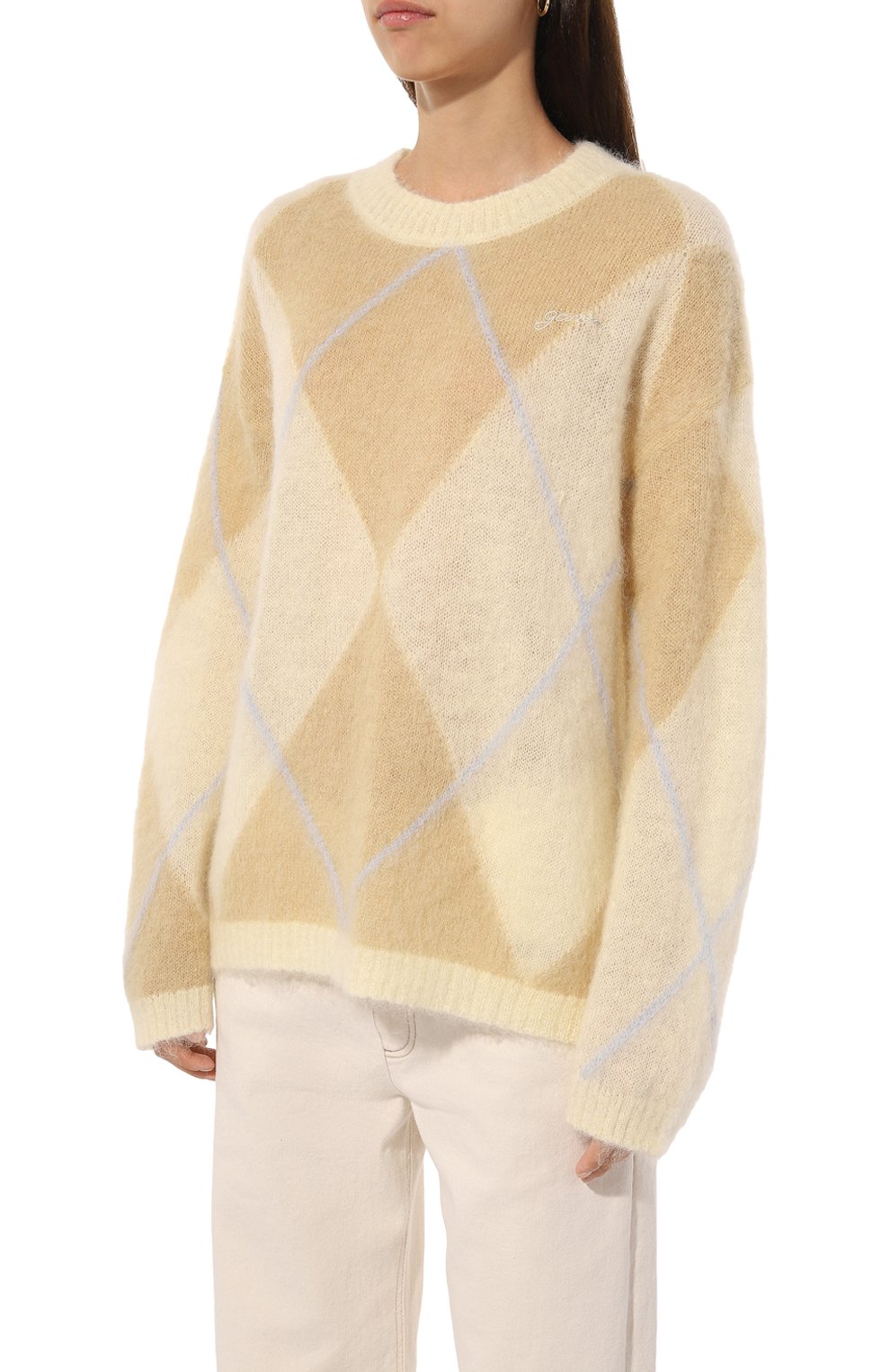 Шерстяной свитер GANNI, арт. K2246/2666, фото 3