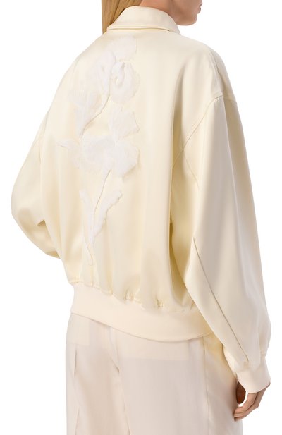 Атласный бомбер JIL SANDER, арт. J03SW0007/J65329, фото 4