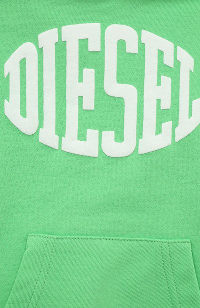 Хлопковое худи DIESEL, арт. J01775/KYAXZ, фото 3