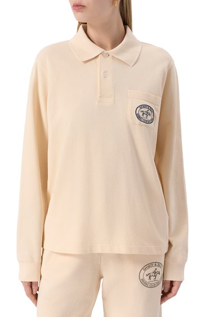 Хлопковое поло SPORTY AND RICH, арт. T0086612244CR01, фото 3