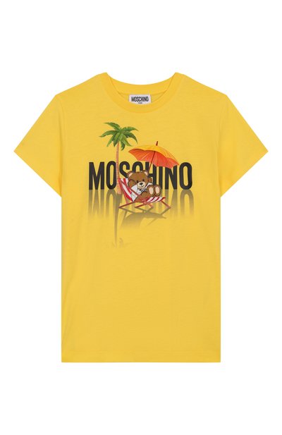 Хлопковая футболка MOSCHINO, арт. H7M04K/LAA01/10-14
