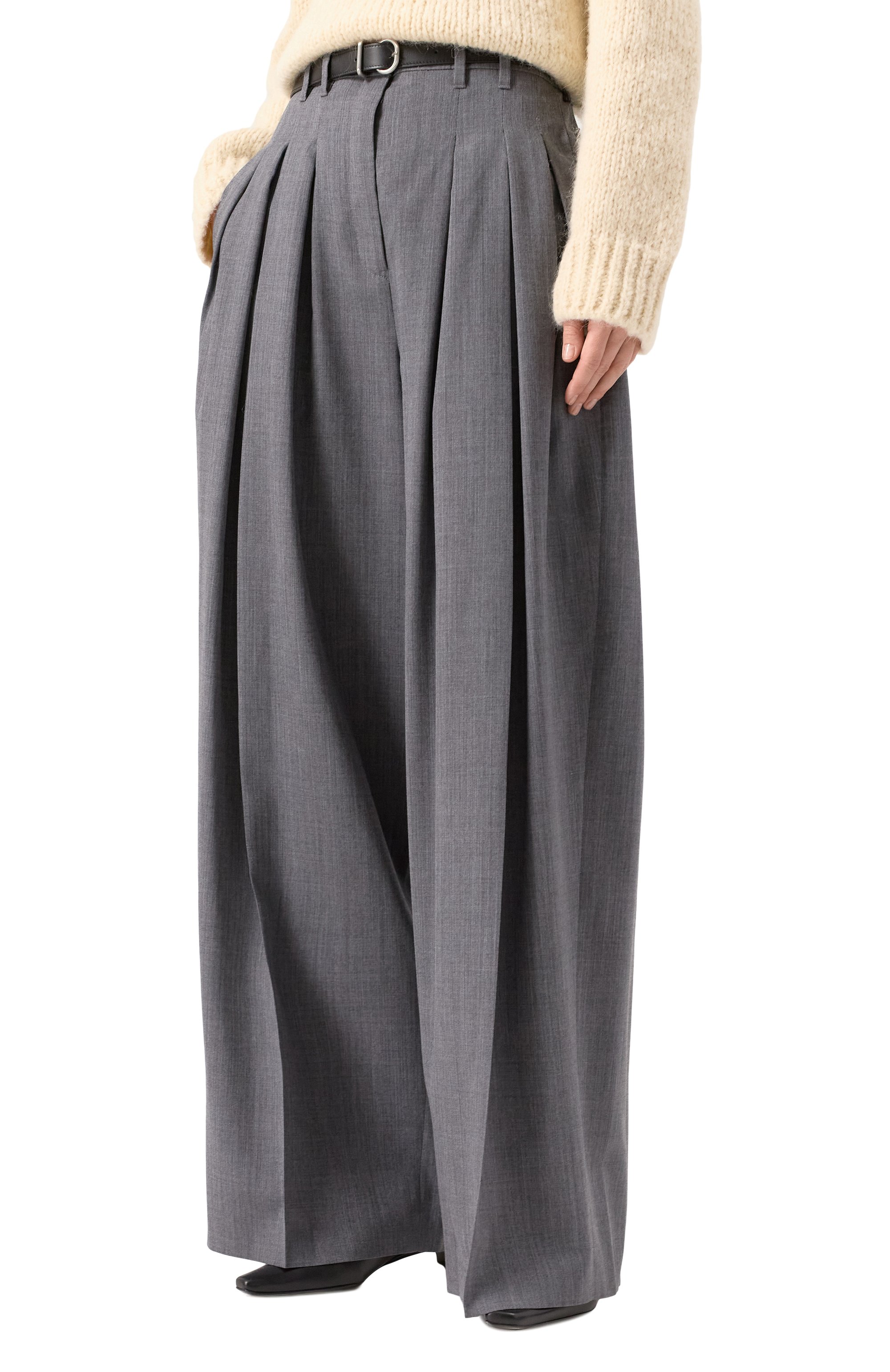 Шерстяные брюки JIL SANDER, арт. J02KA0241-J40171, фото 3