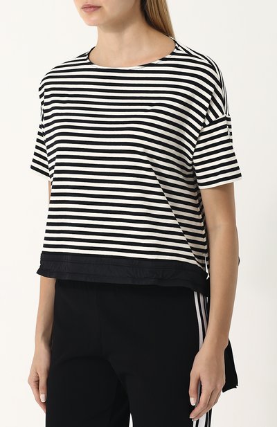 Футболка свободного кроя в полоску MONCLER, арт. D1-093-80828-00-8299L, фото 3