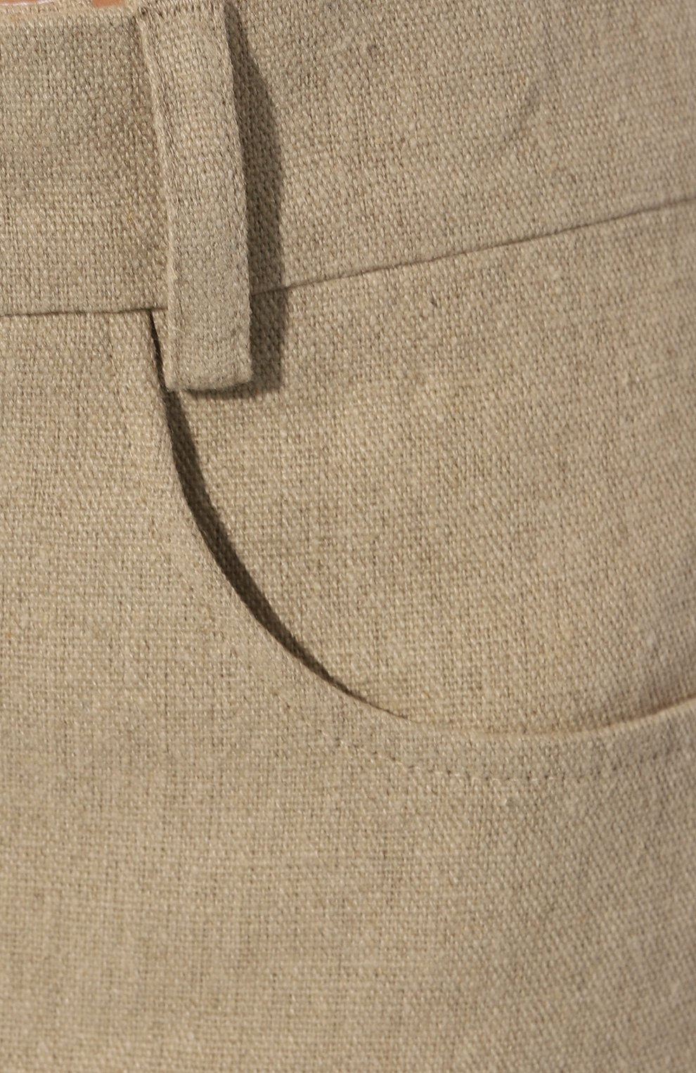 Льняные брюки JACQUEMUS бежевого цвета по цене 72950 руб., арт. 22E211PA003/1029BEIGE, фото 5 Льняные брюки JACQUEMUS, арт. 22E211PA003/1029BEIGE, фото 5