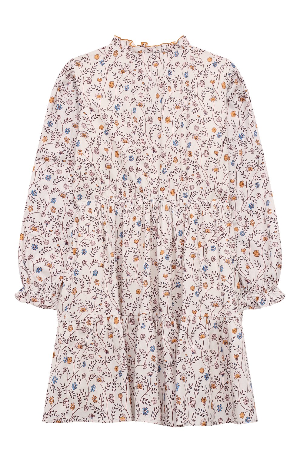 Хлопковое платье C`ERA UNA VOLTA кремового цвета по цене 13050 руб., арт. AW24DR01018, фото 2 Хлопковое платье C`ERA UNA VOLTA, арт. AW24DR01018, фото 2