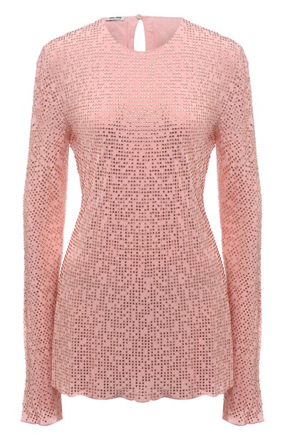 Шелковый топ MIU MIU, арт. MT1699-1YXJ-F0384, фото 1