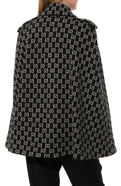 Шерстяная накидка GUCCI, арт. 650533 XKBR8, фото 4