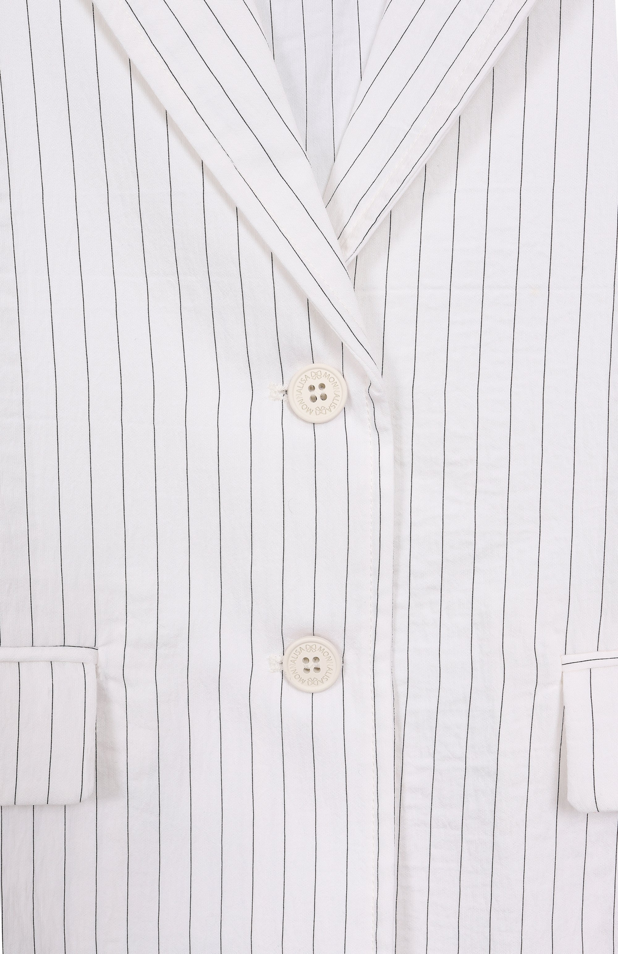 Жакет MONNALISA белого цвета по цене 30750 руб., арт. 17E107, фото 3 Жакет MONNALISA, арт. 17E107, фото 3