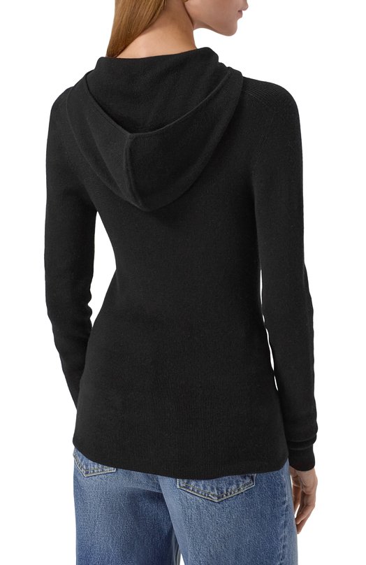 Шерстяное худи Lesyanebo LN08H-011_CHI Чёрный  LN08H-011_CHI Фото 4