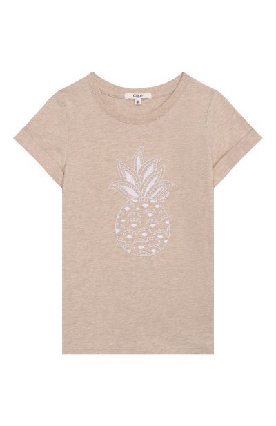 Хлопковая футболка CHLOÉ, арт. C20488