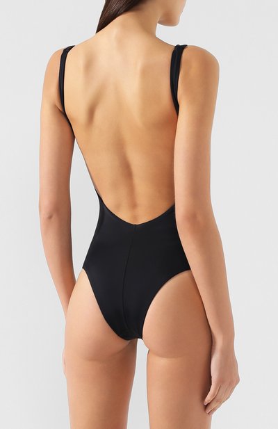Слитный купальник DSQUARED2 черно-белого цвета по цене 17150 руб., арт. D6BG12170, фото 3 Слитный купальник DSQUARED2, арт. D6BG12170, фото 3