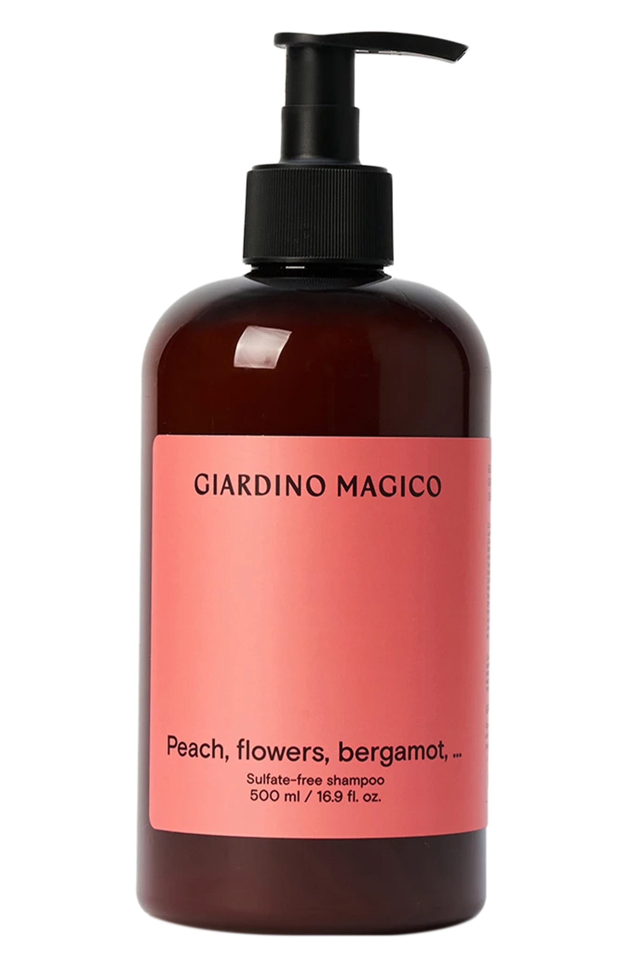 Бессульфатный шампунь с пептидами шелка peach, flowers, bergamot, … (500ml) GIARDINO MAGICO, арт. 4660222281777, фото 1