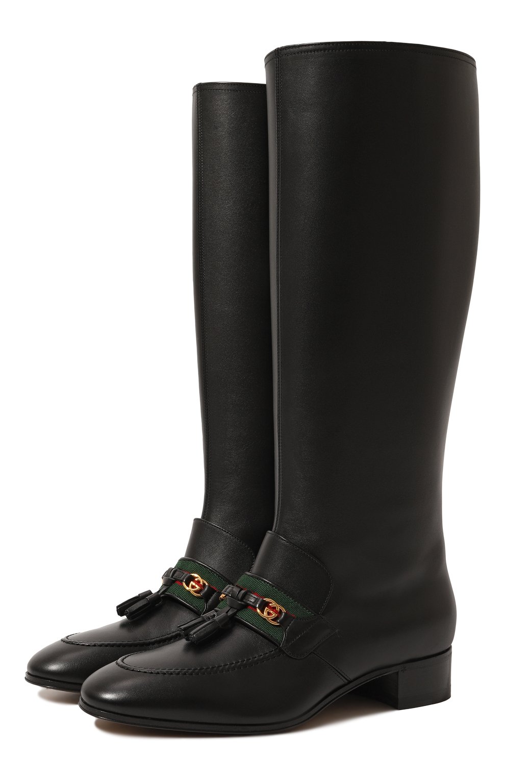 Кожаные сапоги GUCCI, арт. 659636 1W610, фото 1
