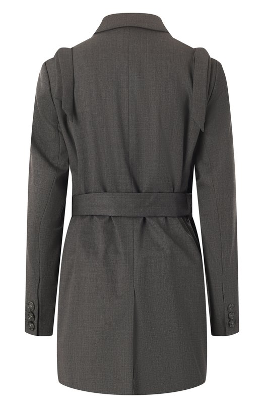 Шерстяной жакет Simone Rocha Серый, фото 2