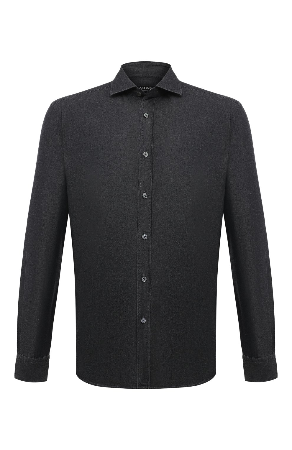 Рубашка из хлопка и кашемира ZEGNA, арт. UCX27A6/SRF6, фото 1