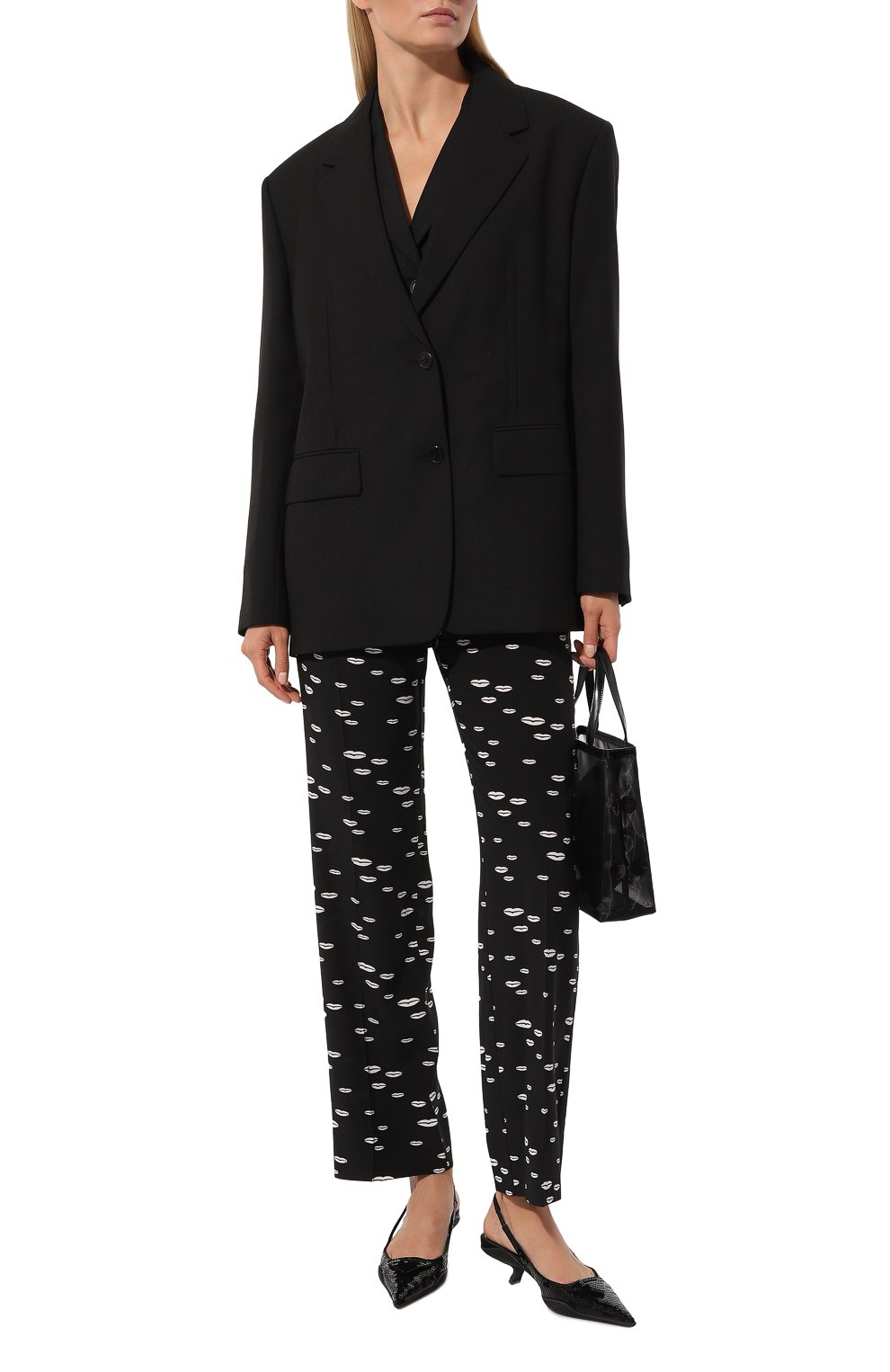 Шелковые брюки PRADA, арт. P235E-1YHQ-F057Z-211, фото 2