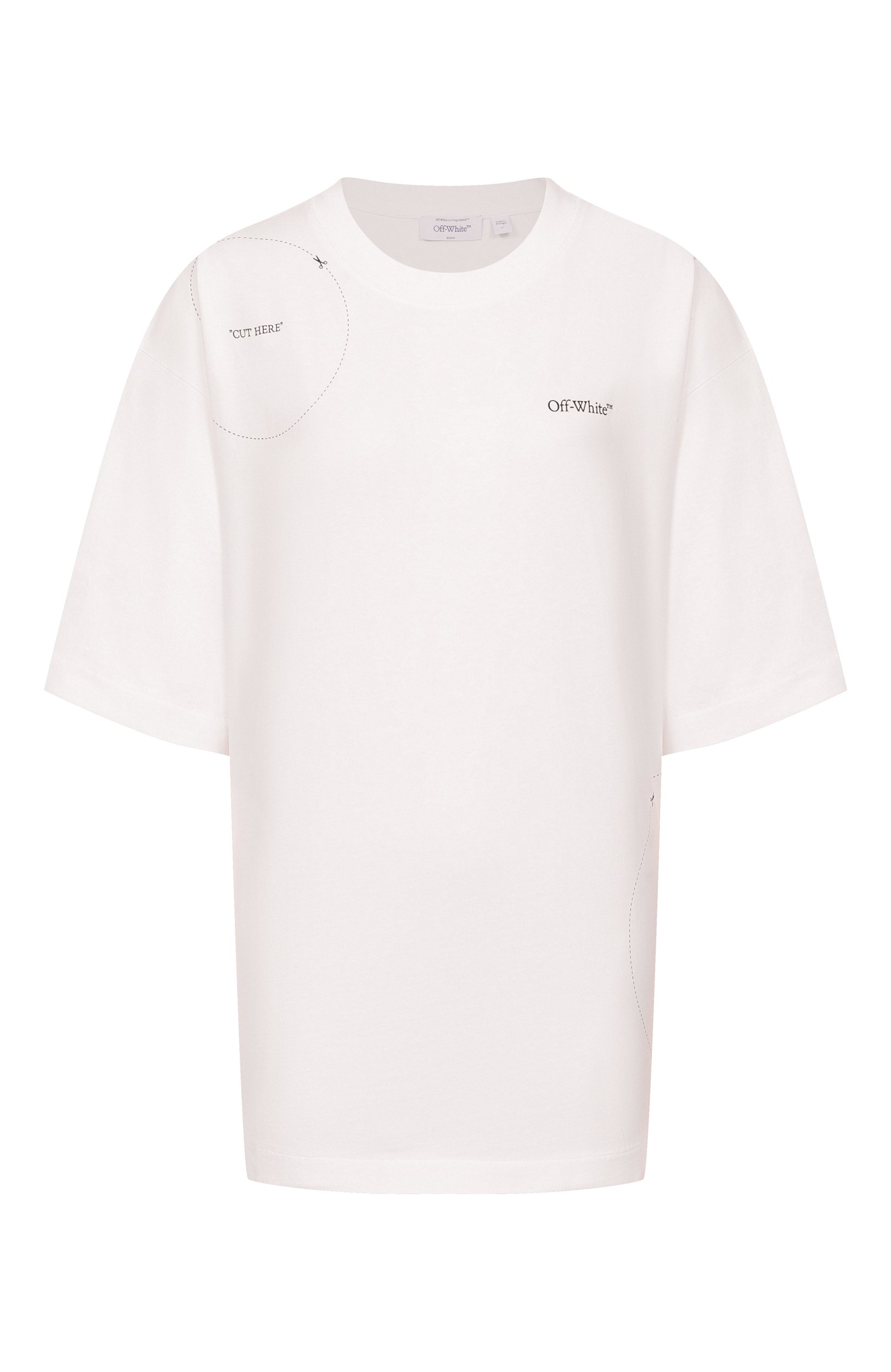 Хлопков ая футболка OFF-WHITE, арт. 2FA00438T, фото 1