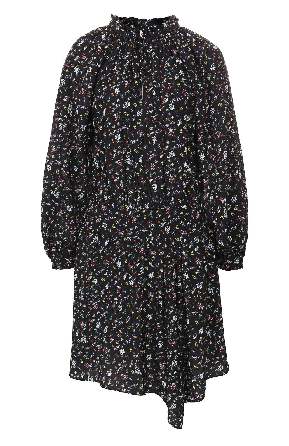Платье с принтом ZADIG AND VOLTAIRE черного цвета по цене 28500 руб., арт. WHCP0420F, фото 1 Платье с принтом ZADIG AND VOLTAIRE, арт. WHCP0420F, фото 1