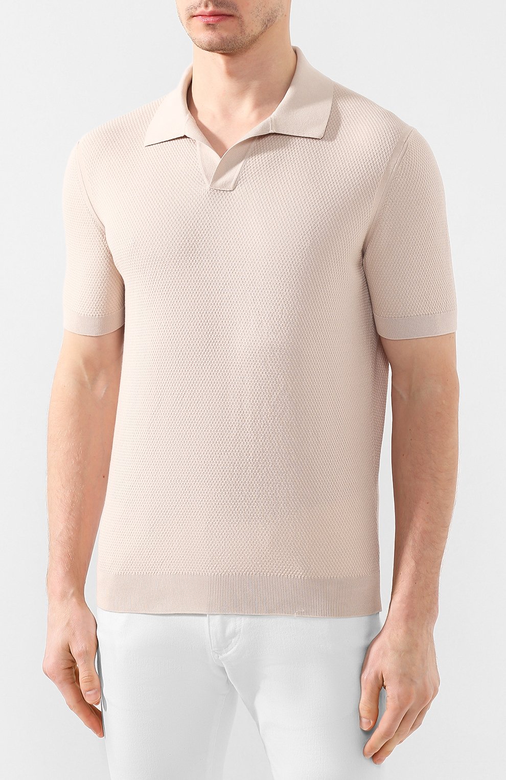 Хлопковое поло ZEGNA, арт. UUC96/C32, фото 3