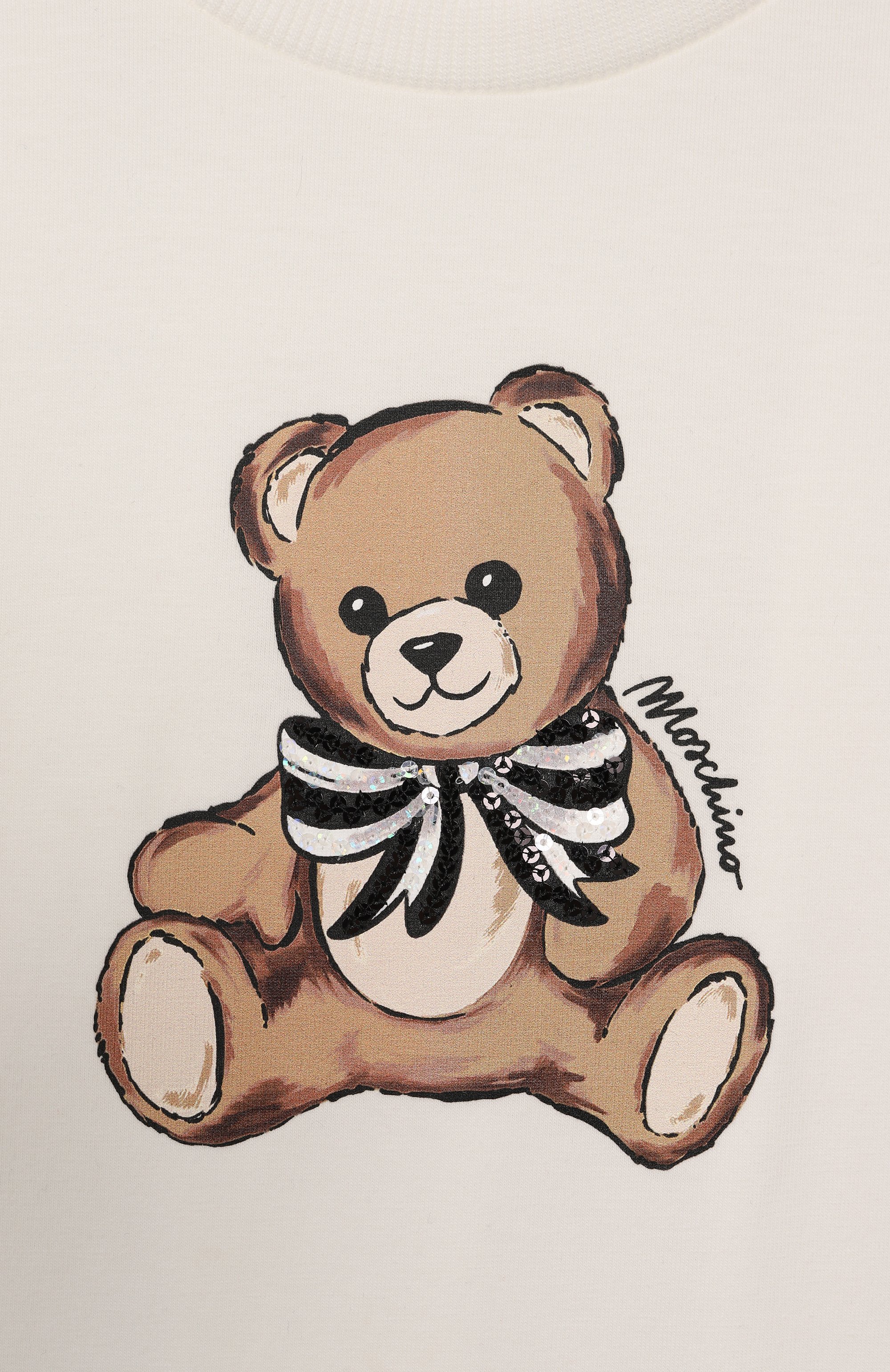 Хлопковая футболка MOSCHINO, арт. HCM06K/LBA11/10-14, фото 3