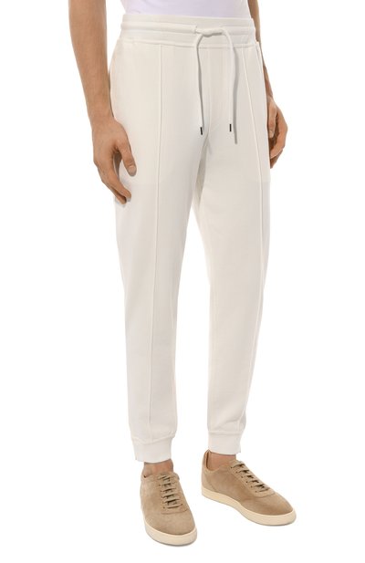 Хлопковые джоггеры BRUNELLO CUCINELLI, арт. MM8363211G, фото 3