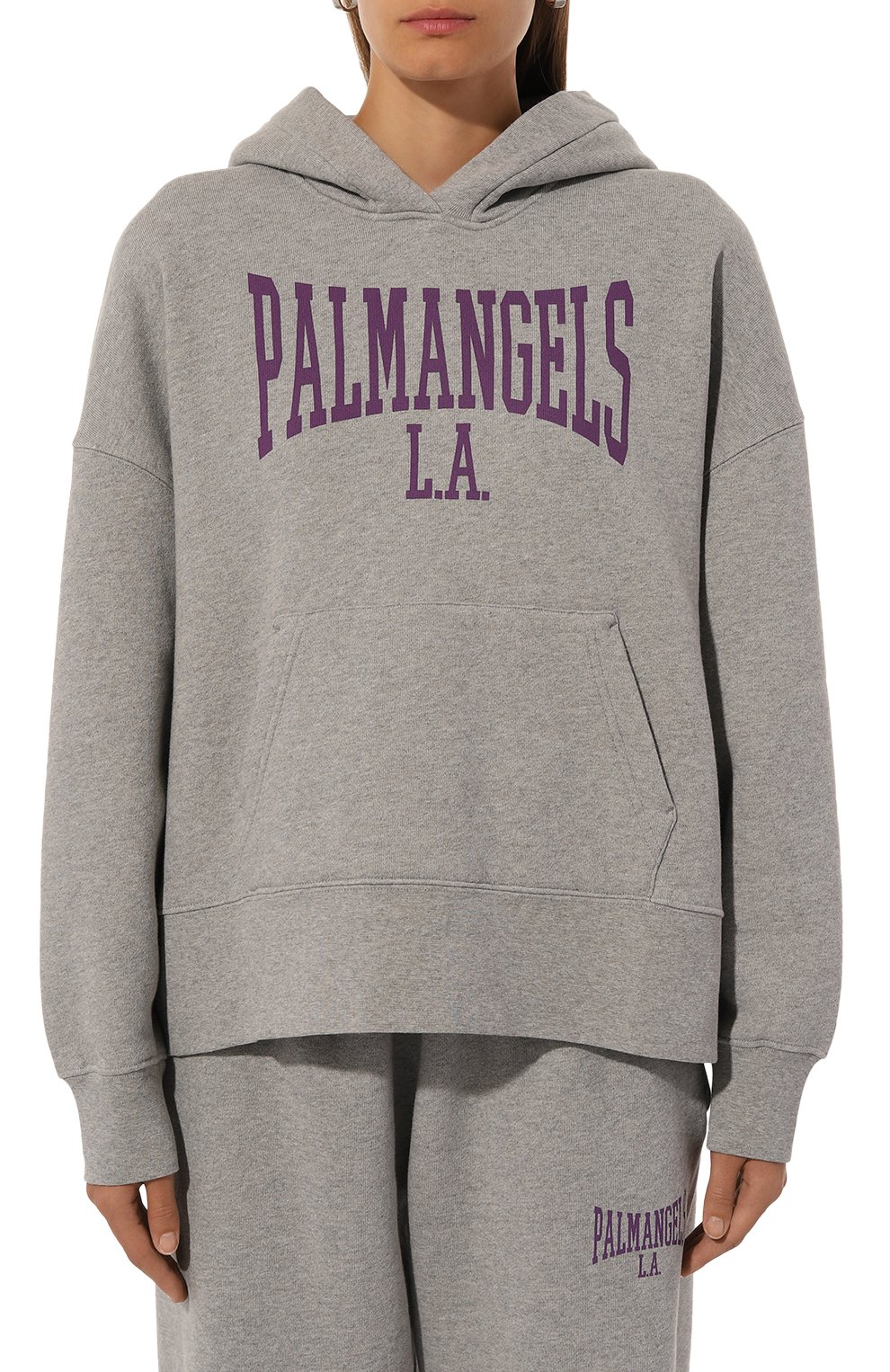 Хлопковое худи PALM ANGELS, арт. PWBB023F24FLE001, фото 3